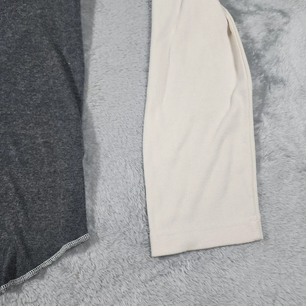 Nashville Predators Shirt Mens Small Gray Cream Long Sleeve NHL‎ Hockey CCM - Picture 4 of 10